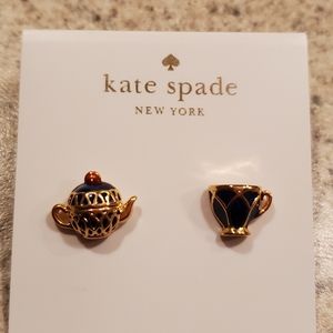 Kate Spade teacups post earrings